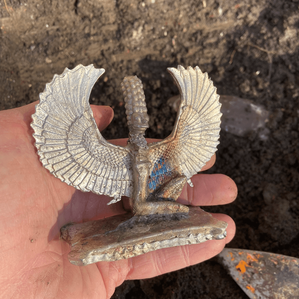 Discovery of a Winged Goddess